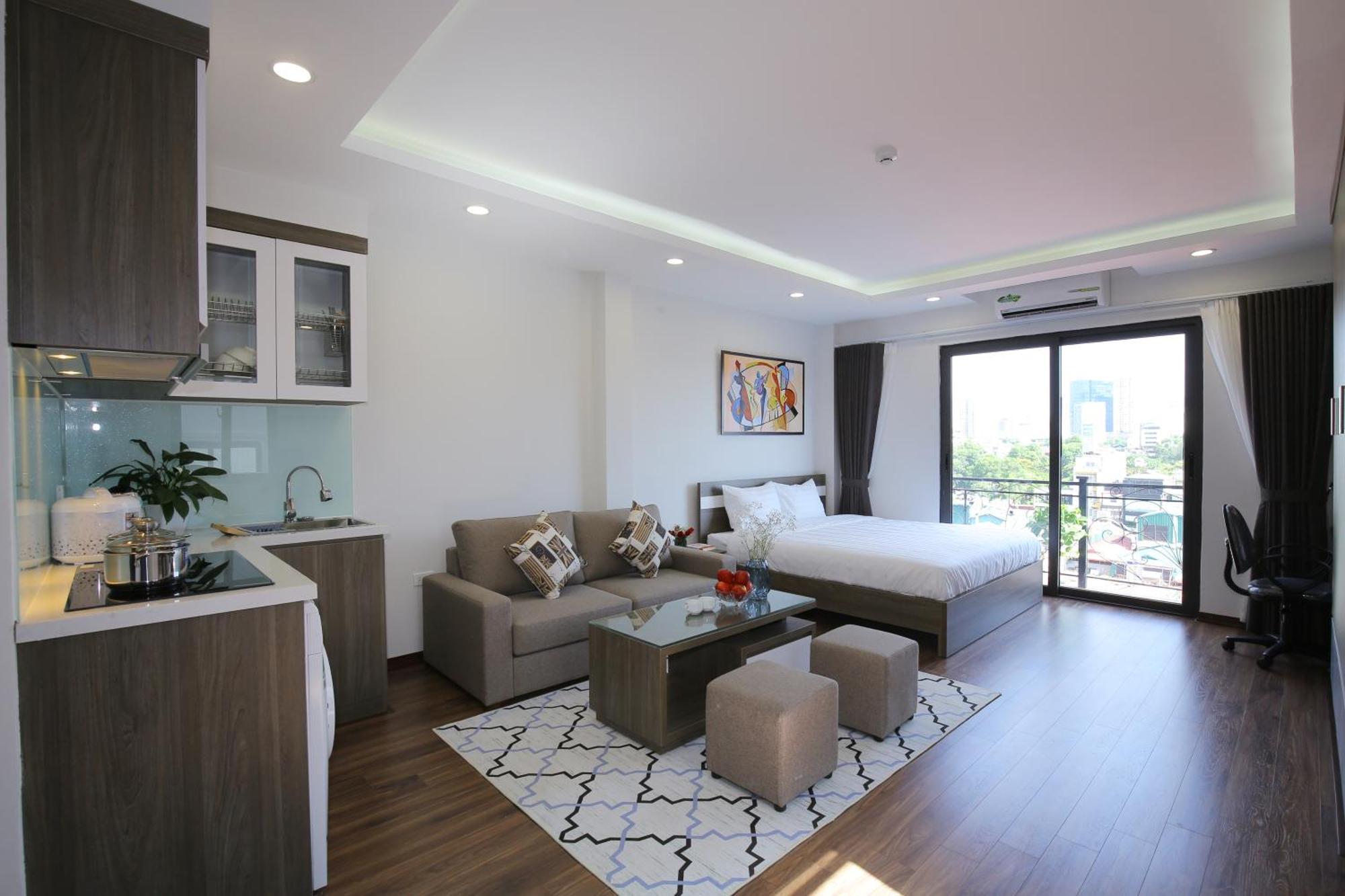 Sumitomo9 Apartments & Hotel - Alley 58 Dao Tan Hanoi Exteriör bild